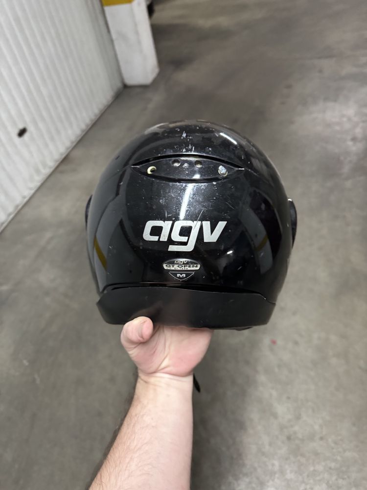 Capacete AGV modular antigo (tamanho M)