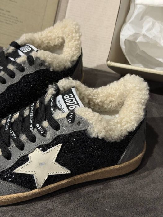 Кеды голден гуз golden goose зимние кеды с мехом