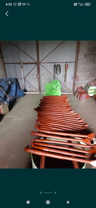 Rurki metalowe, plastikowe używane do siewnika poznaniak