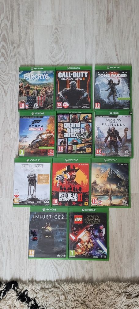 Gry Xbox One (GTA 5, Red dead redemption 2, Far Cry 5, Assasin, itd)