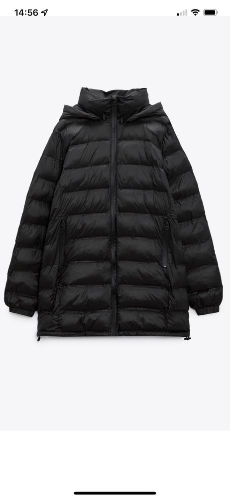 Пуфер куртка пальто Zara