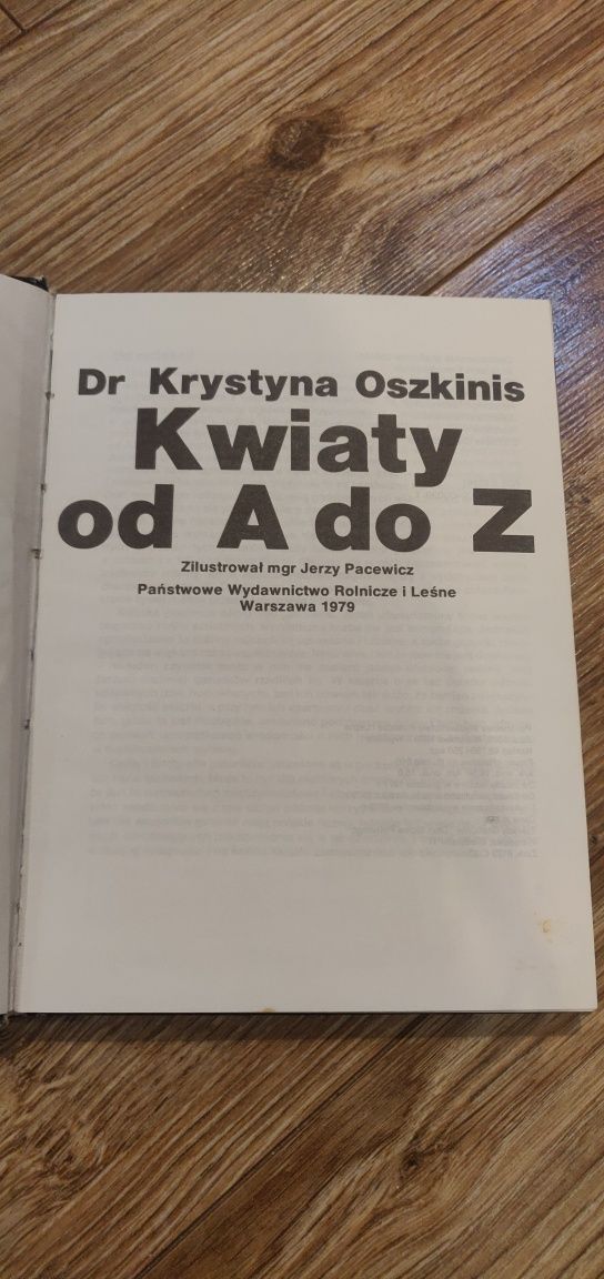 Książka Kwiaty od A do Z