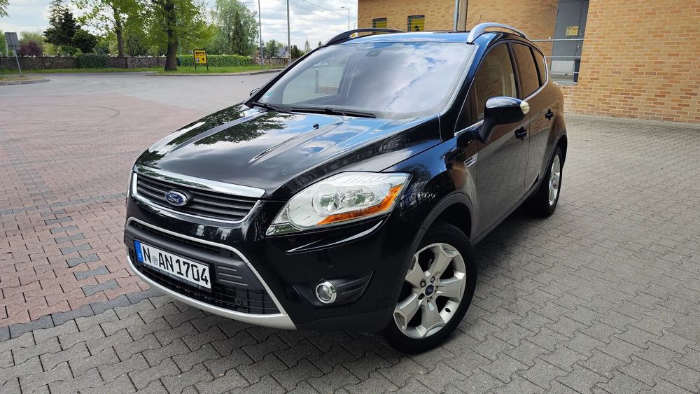 Ford Kuga TITANIUM,Serwis ASO,Skóry,Klimatronik,Po Opłatach,Napęd 4x4,