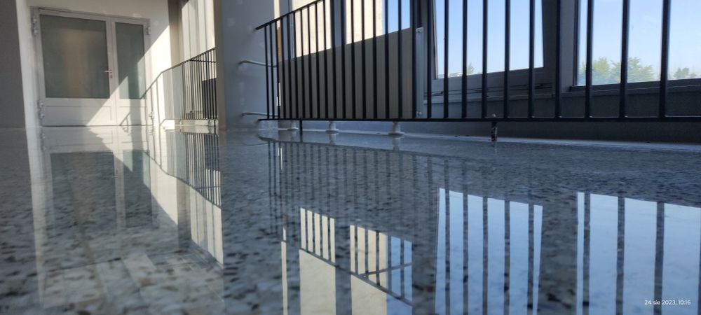 Renowacja Lastryko Marmuru szlifowane polerowanie krystalizacja