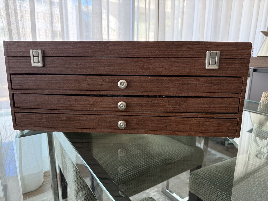 Faqueiro de Prata c/ contraste Javali