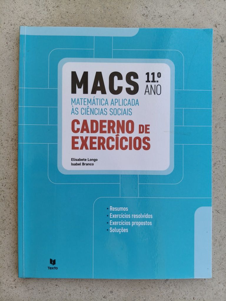 Caderno de atividades/preparar o exame- MACS