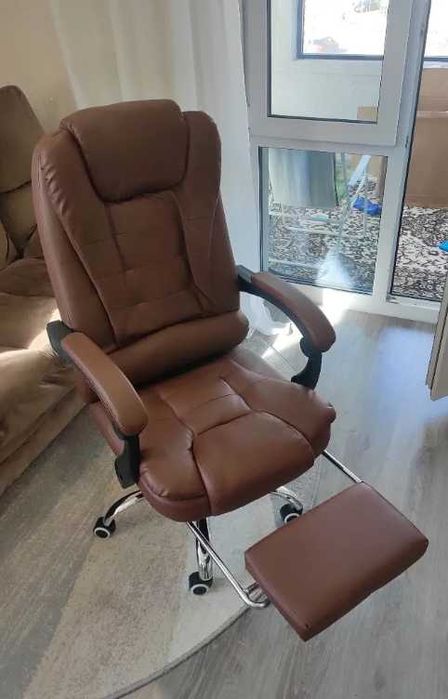 крісло комп'ютерне офісне з підставкою кресло офисное