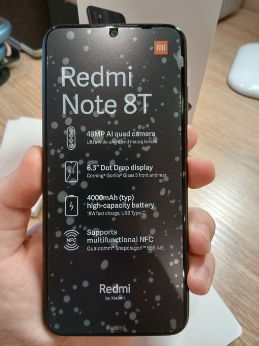 Телефон Xiaomi Redmi Note 8T 4/64 Grey,NFC