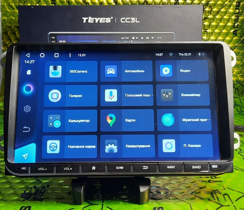 Штатна магнітола Teyes CC3L 4+32 Gb Volkswagen/Skoda/SEAT