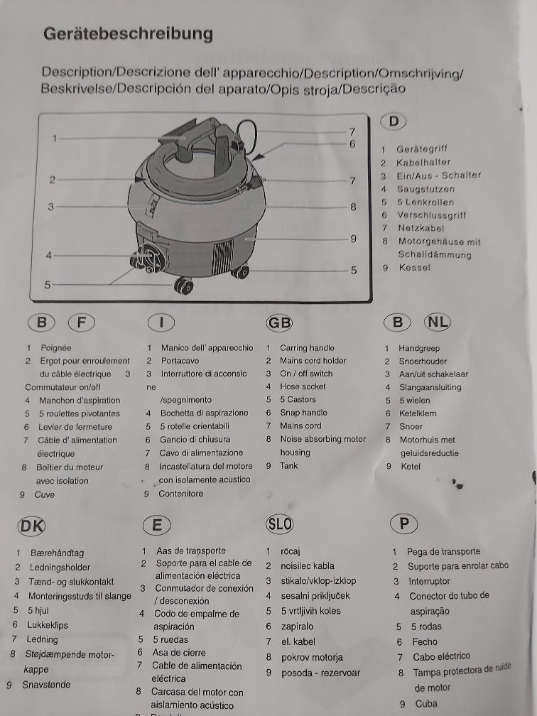 Aspirador Cleanfix S 10 Plus