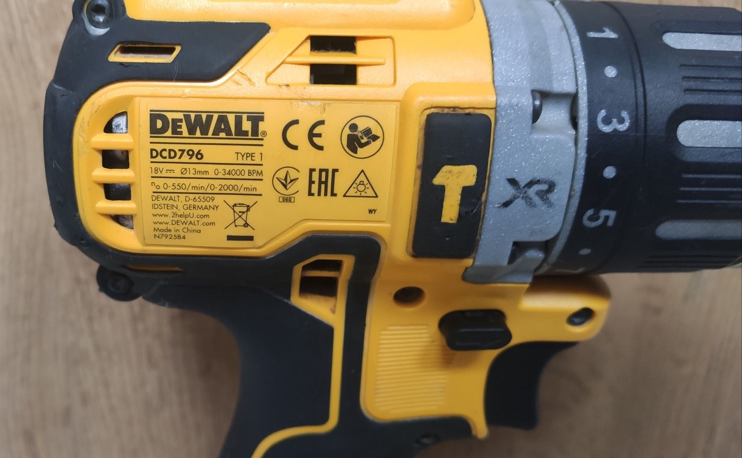 DEWALT DCD796N XR 18V Wkrętarka udarowa bezszczotkowa