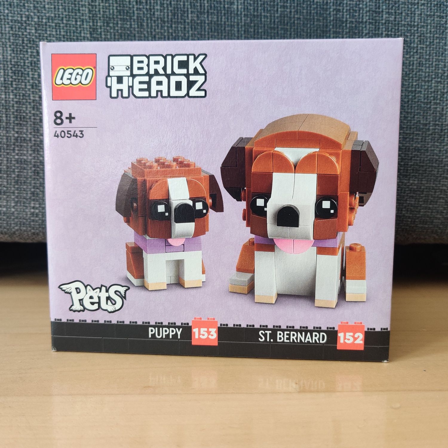 LEGO zestaw brickheadz pieski pets 40543