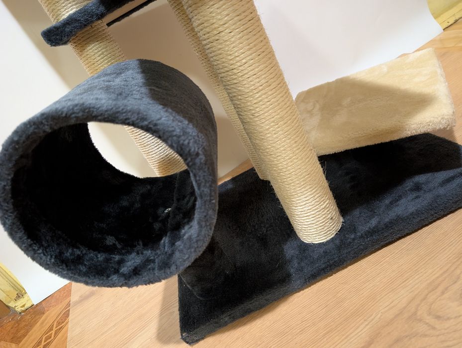 Penelope Drapak Dla Kota Ciemnoszary 55X40X116Cm ZWROT Zmodyfikowany