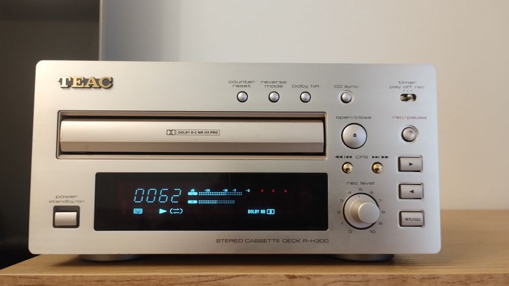 Teac R-H300 magnetofon,szampański