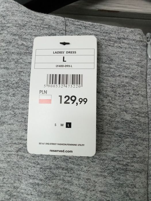 Nowa sukienka rozmiar L RESERVED
