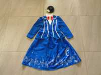 przebranie sukienka Mary Poppins 5-6 lat