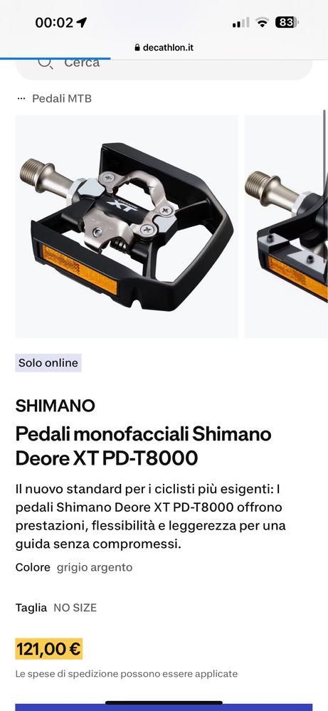 Педалі Shimano DEORE XT PD-T8000