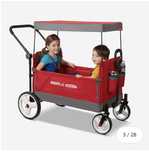 Дитячий візок для двійні, погодок, вагончик, коляска Radio Flyer