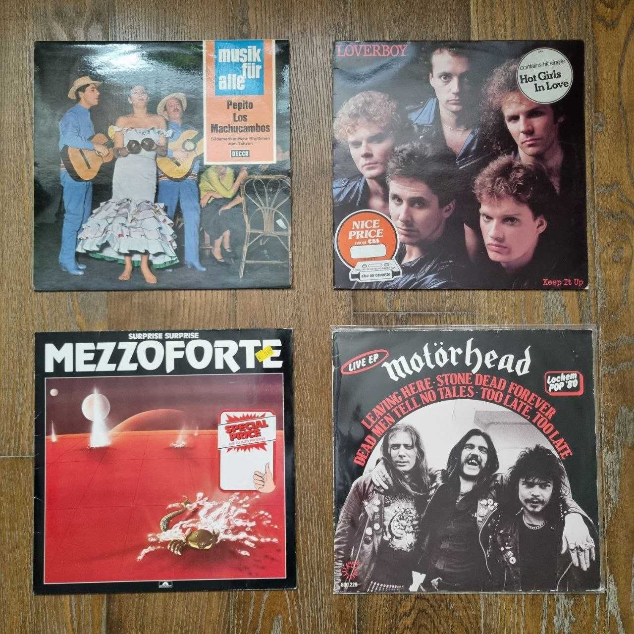 Chris de Burgh, Deep Purple, Genesis, Jethro Tull, Saxon, Level 42 LP