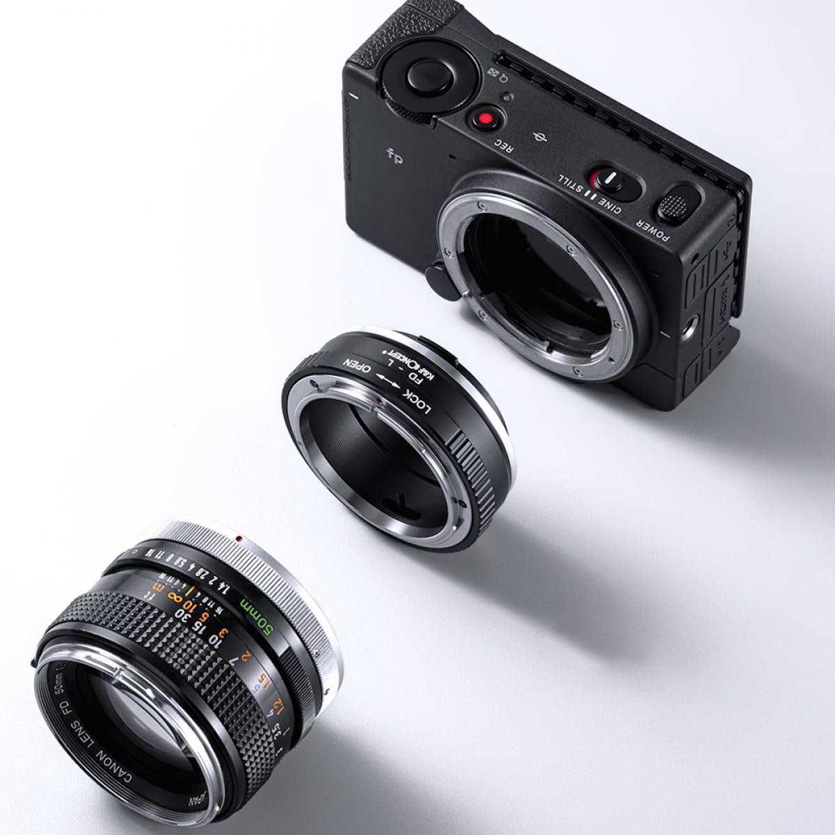 Adapter Canon FD na L-MOUNT LEICA K&F Concept przejściówka wersja 2024