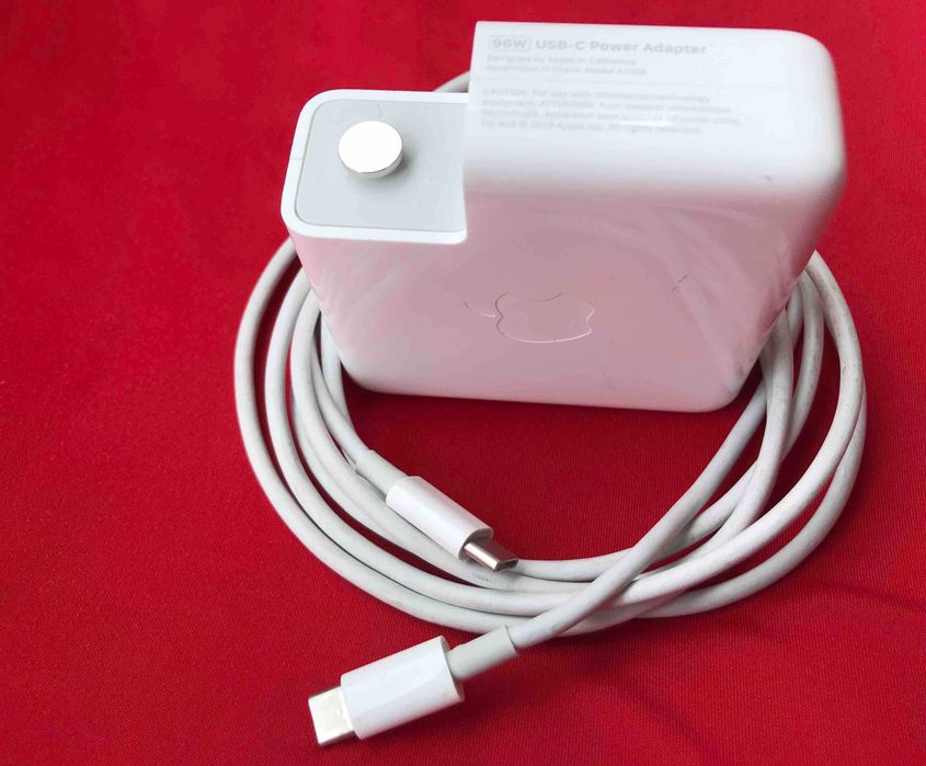 Oryginalny zasilacz kabel 96W Apple A2166 USBC ładowarka MacBook