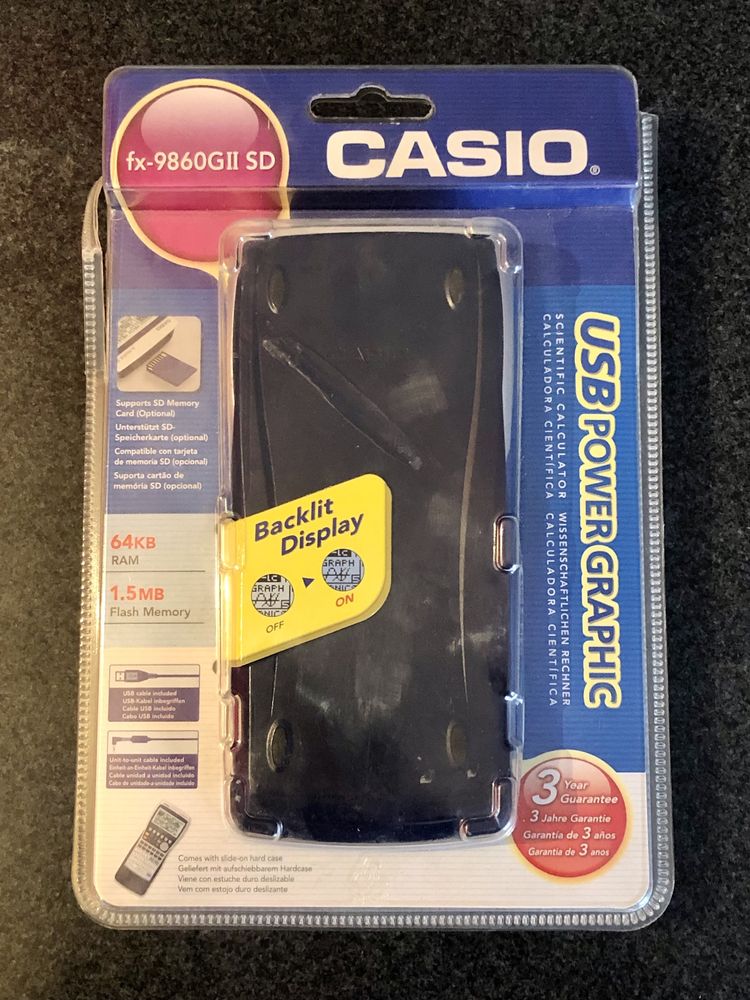 Calculadora Gráfica - Casio fx-9860GII SD