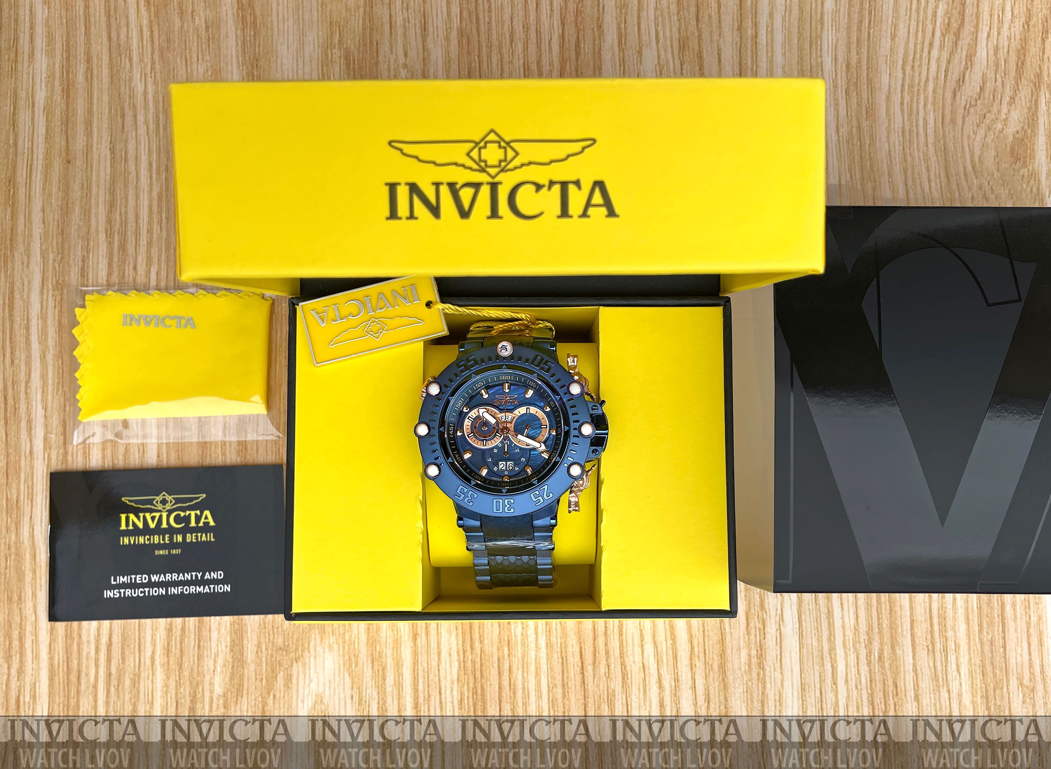 Часы Invicta 32953 Subaqua Noma VII SHUTTER 52 mm. Swiss Chronograph