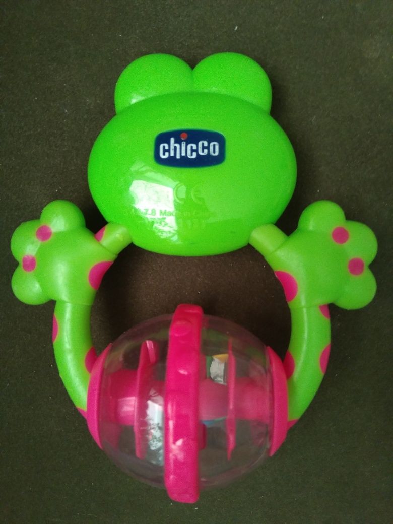 Игрушка Chicco погремушка брязкальце жабенятко Чикко Чіко