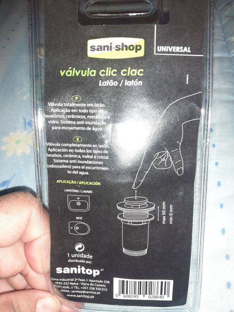 Válvula Clic Clac