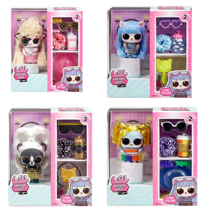 Ігровий набір LOL  Hair Hair Hair лялька, улюбленці Pets Series 1, 2