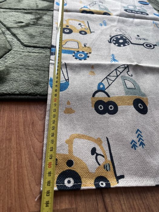 Bieznik na stol pojazdy roczek koparki