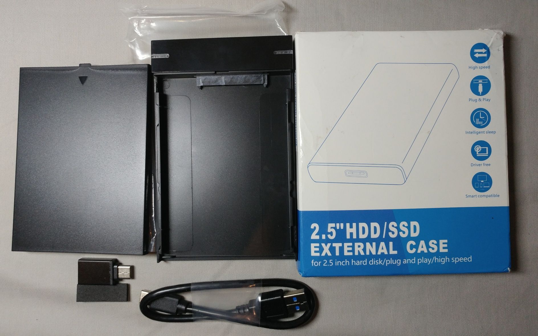 Кейс для жорсткого диска 2.5" hdd USB 3.0 Type-C