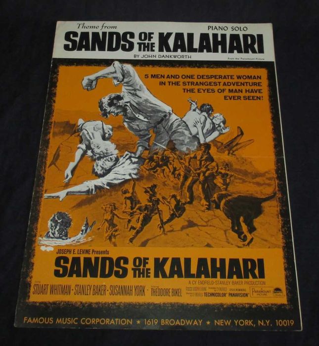 Partitura Sands of the Kalahari John Dankworth