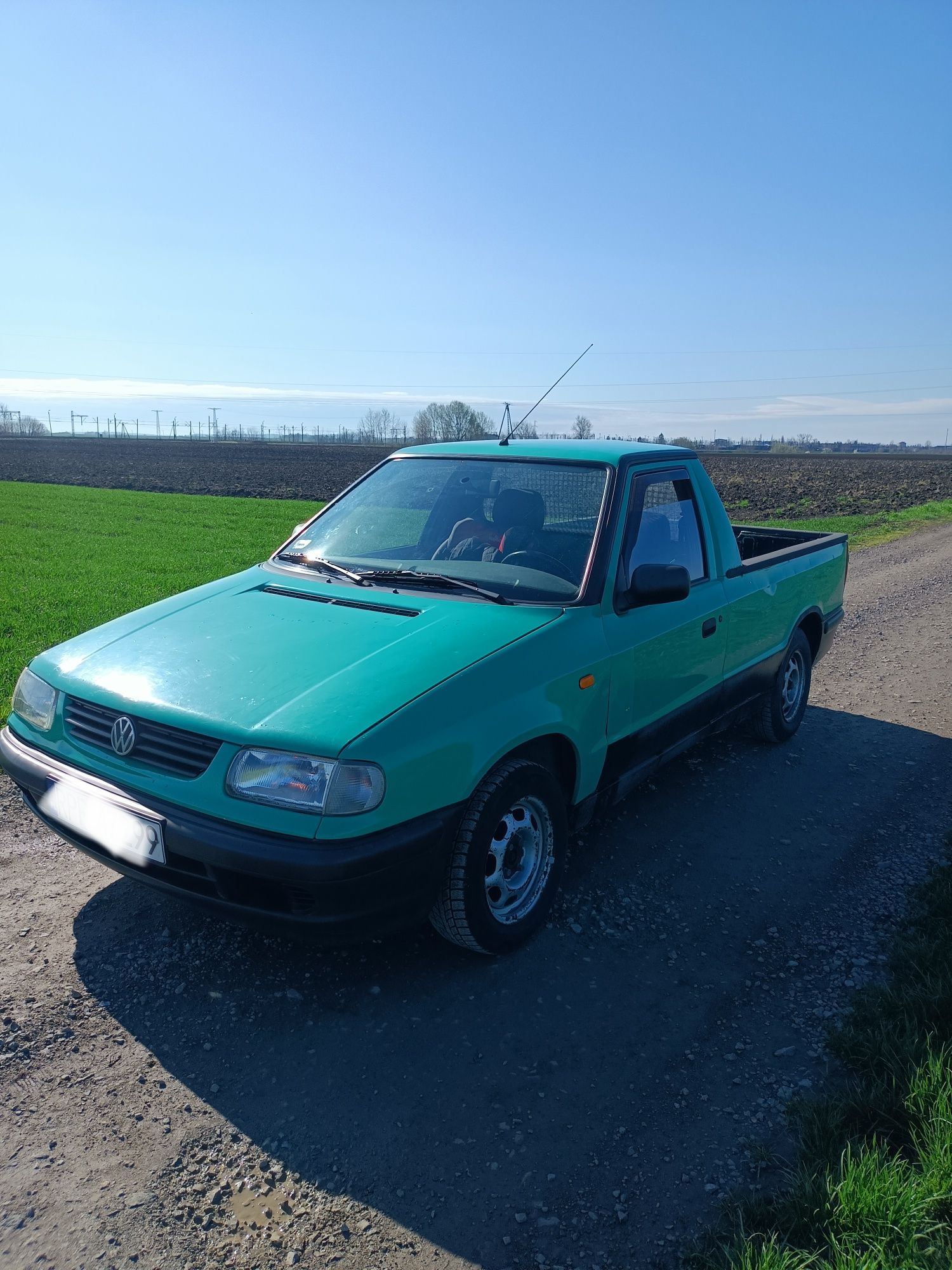 VW Caddy pickup.