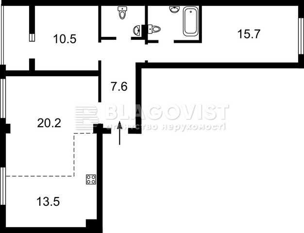 Продам 3к квартиру Берестейський проспект 67