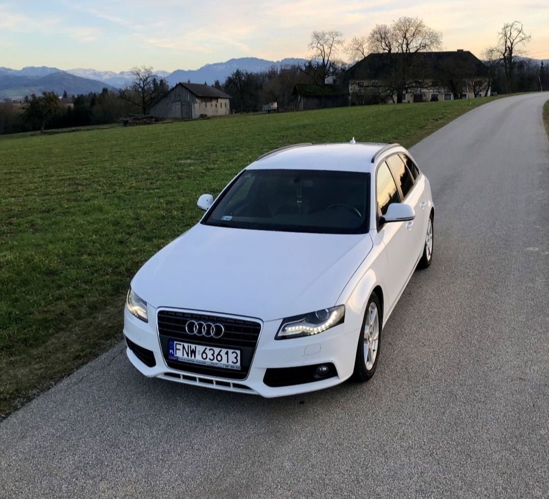 Audi A4 B8 2.0 TDI Biała perla