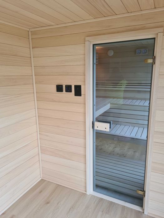 Sauna ogrodowa Xavier XL 430 cm x 250 cm
