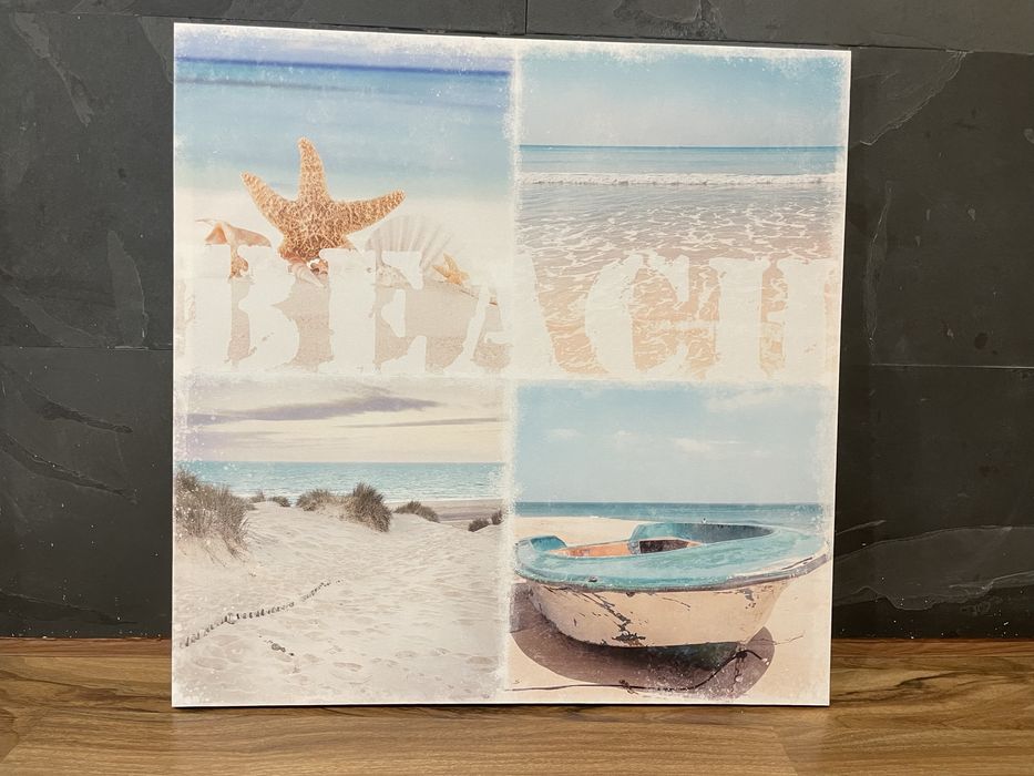 Quadro alusivo a elementos de praia