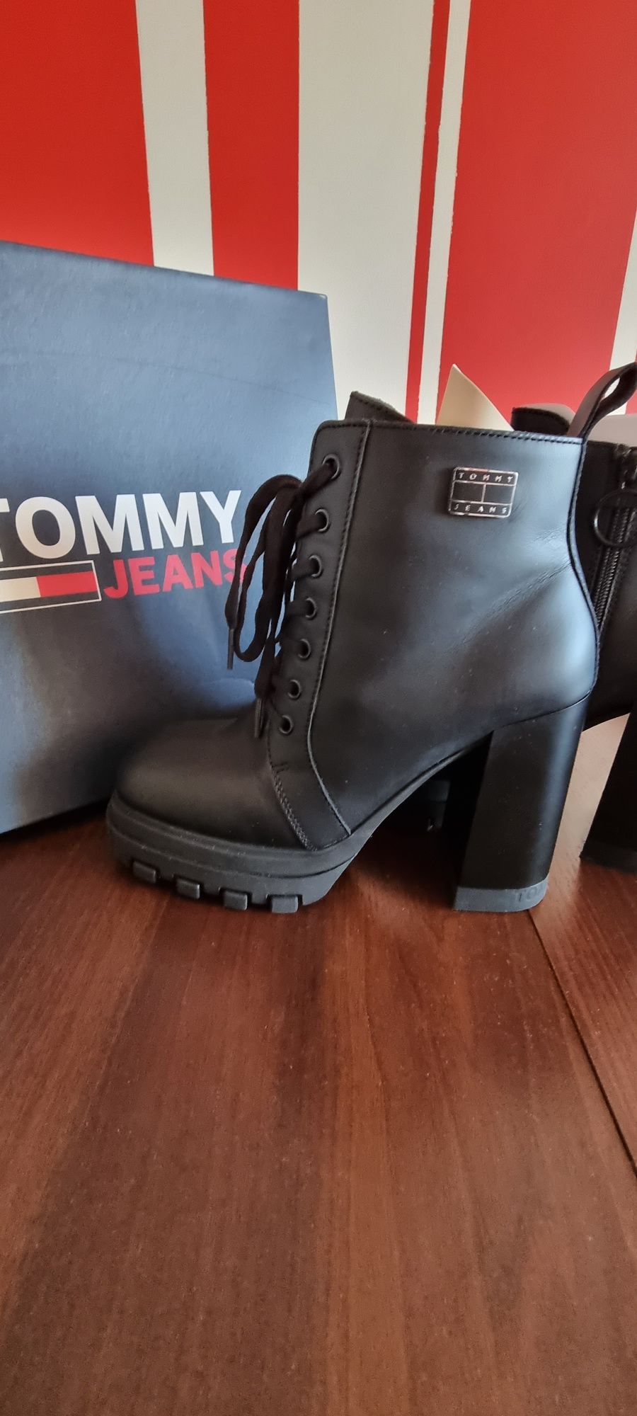 Botki na słupku / obcasie,  Tommy Hilfiger / Tommy Jeans