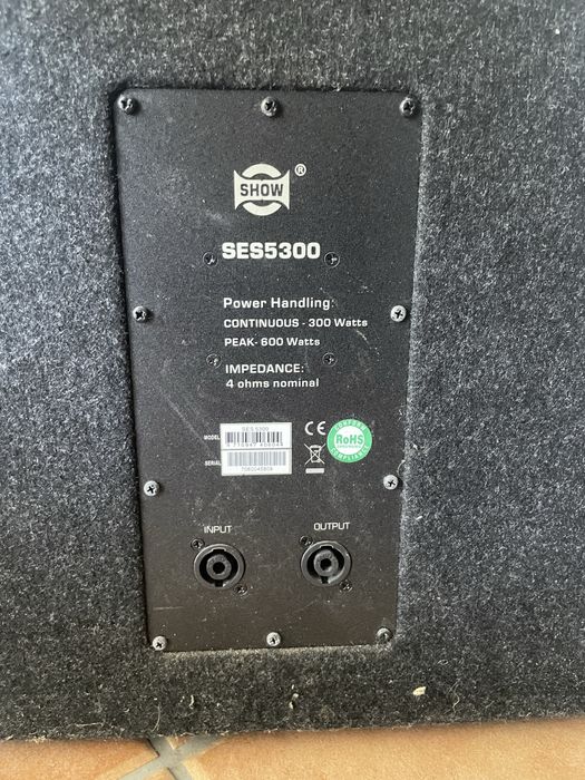 3 Colunas Show Passivas e amplificador 480W 2 tops 240W + 1 grave 600W