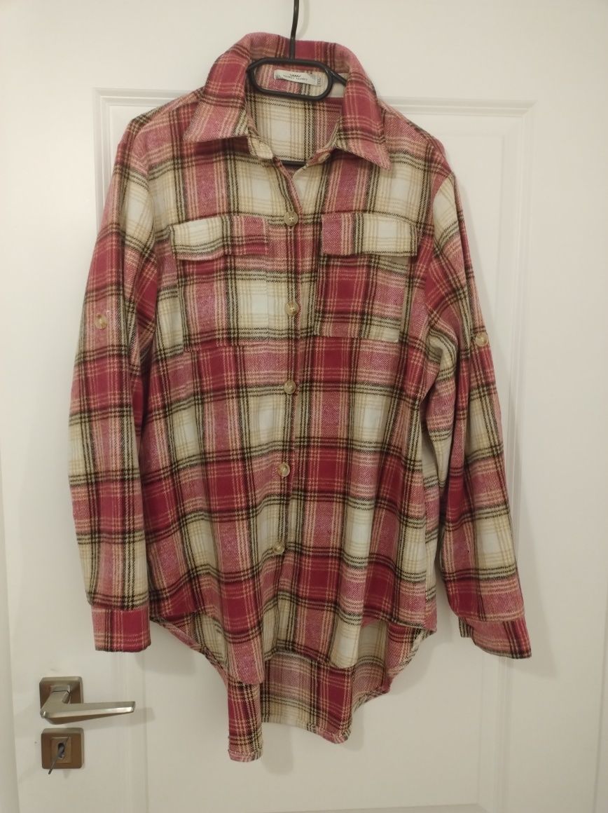 Koszula flanelowa w kratkę damska r. XXL