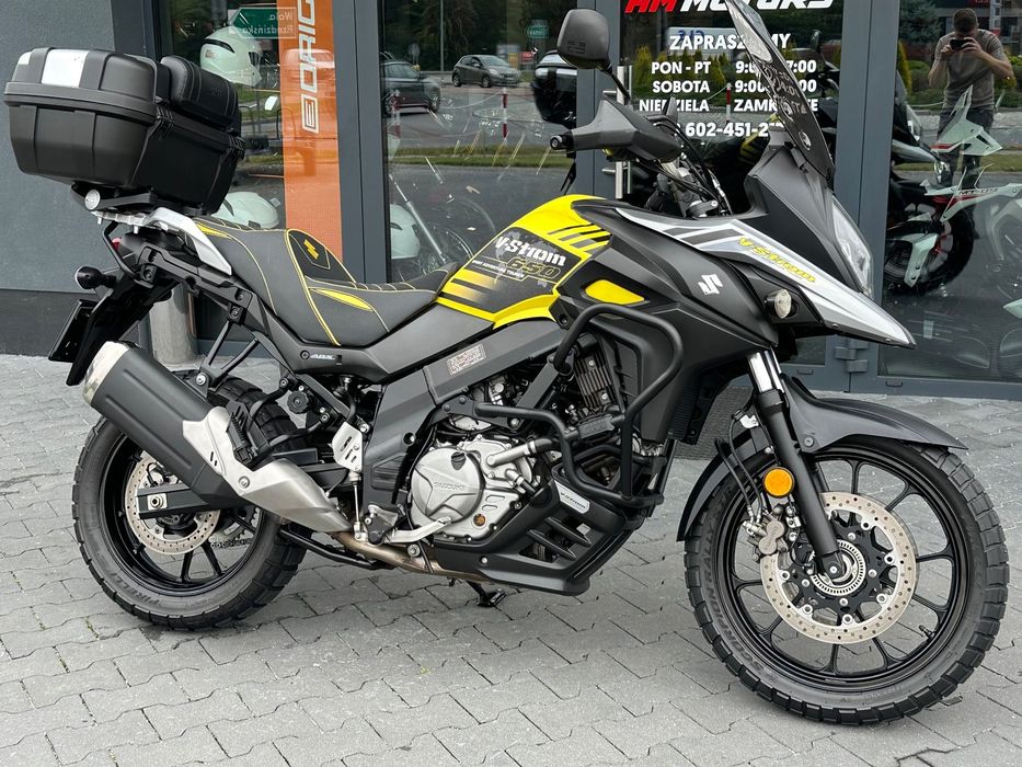 Suzuki V-STROM DL 650 ABS , TC 2017r Rej.PL Kufer, Gmole, Grzany Fotel DOSTAWA PL