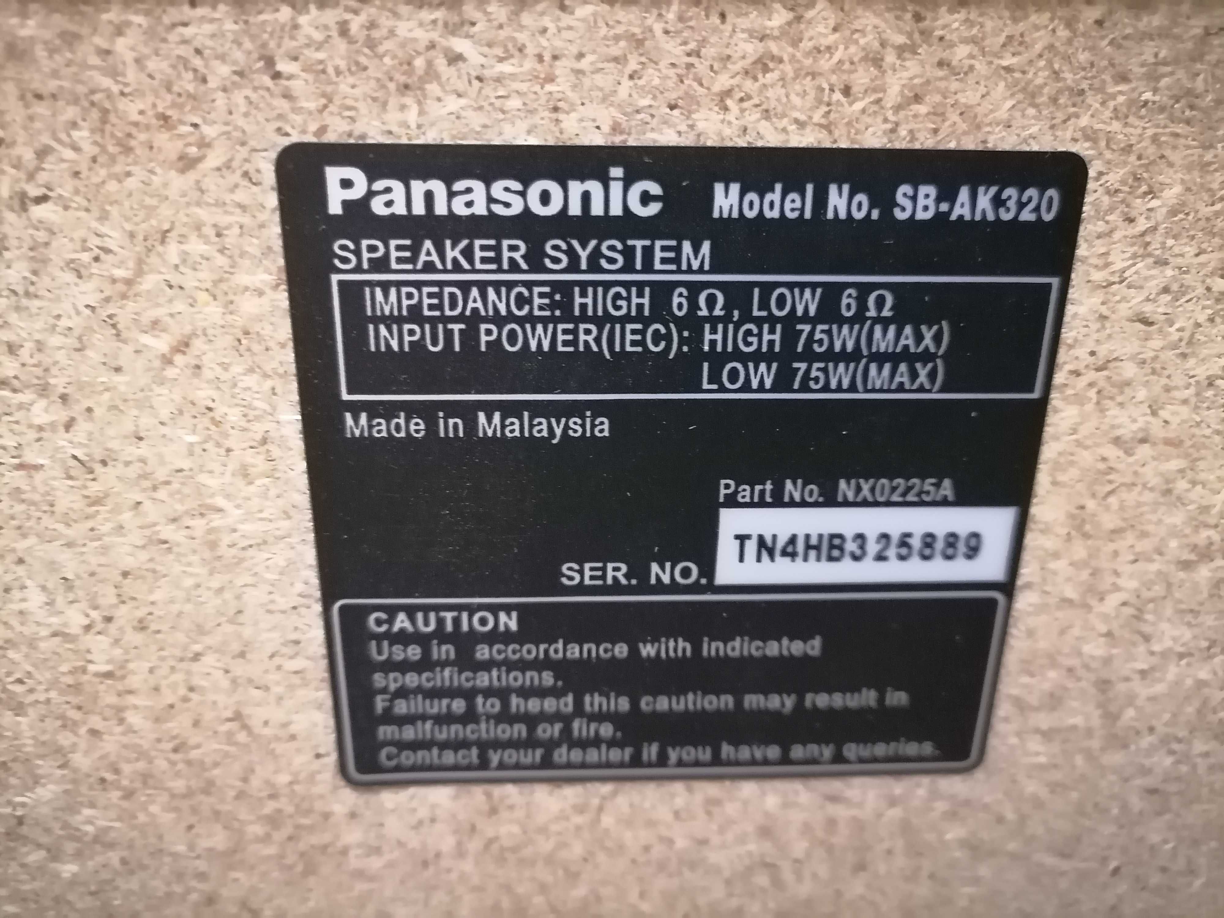 Мощный Panasonic 500 Вт ( Блютуз / AUX / МР3 ) Музыкальный центр