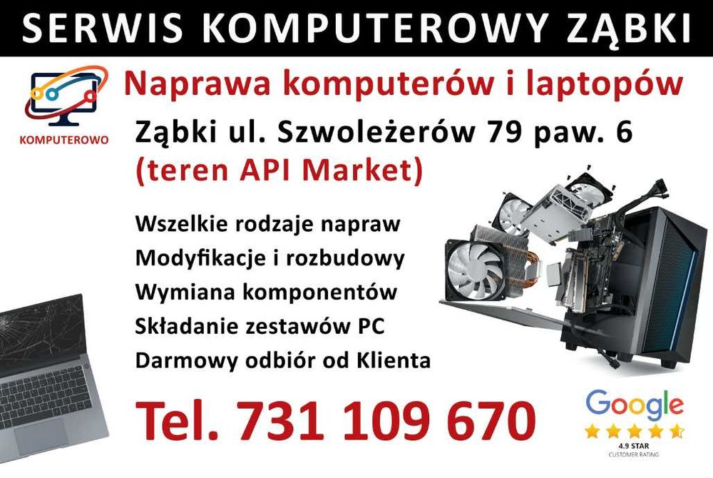 Ząbki Serwis Komputerowy Nr1 4.9 Google