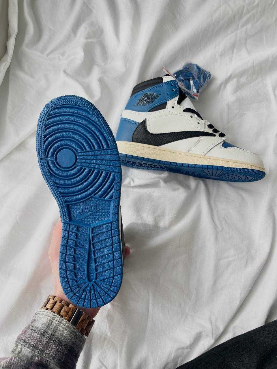 Жіночі кросівки Nike Jordan High x Travis Scott x Fragment (36-40 р.)