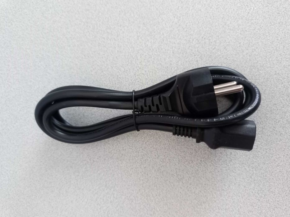 Kabel przewód zasilający do komputera pc monitora