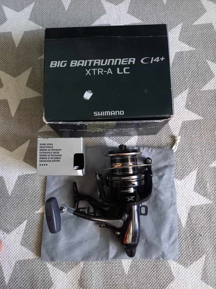 Nowy kołowrotek karpiowy Shimano big baitrunner Ci4 XTR-A LC