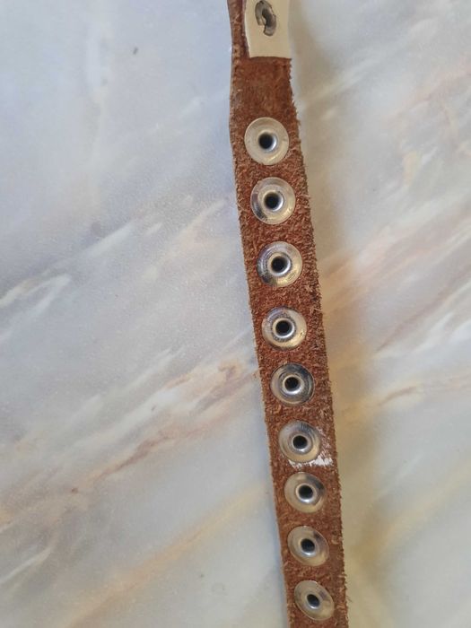 Pasek do smyczy skorzany