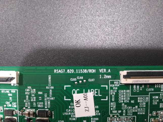 Плата майна Hisense 55A6BG  RSAG7.820.12365/ROH
t-con rsag7.820/11538\