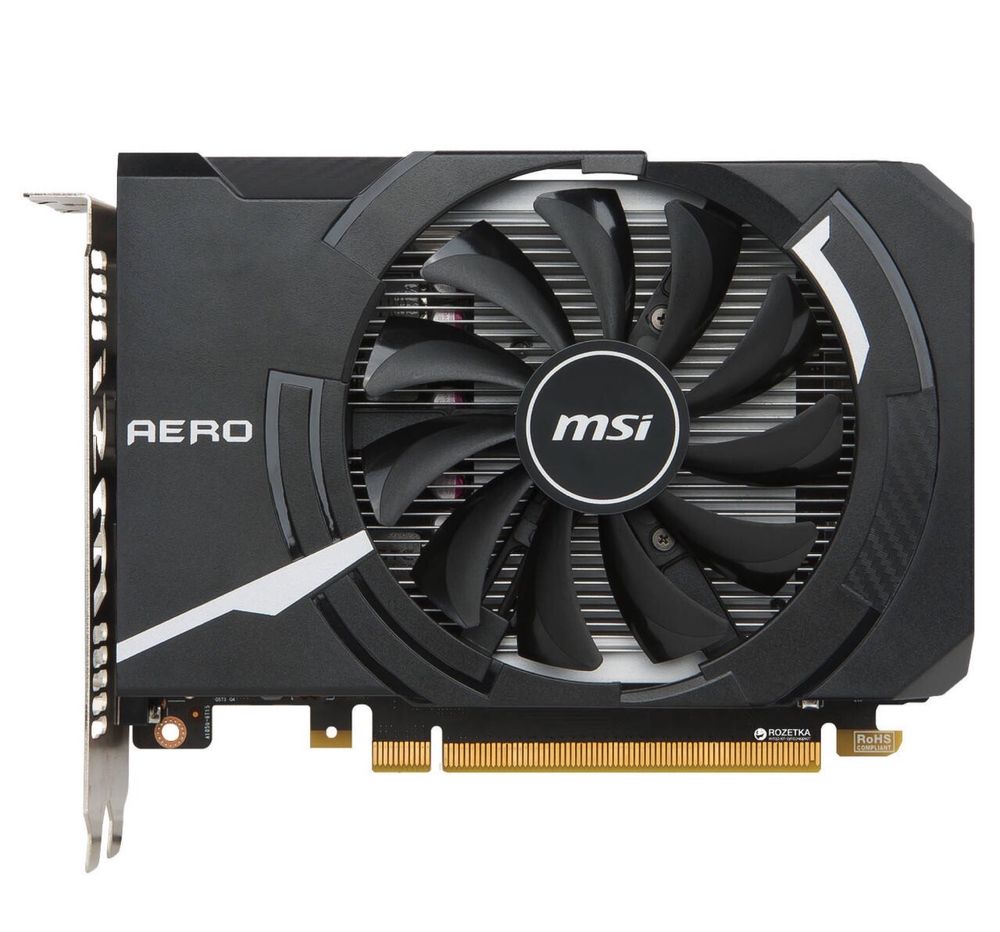 Nvidia GeForce MSi AERO GTX 1050ti 4gb